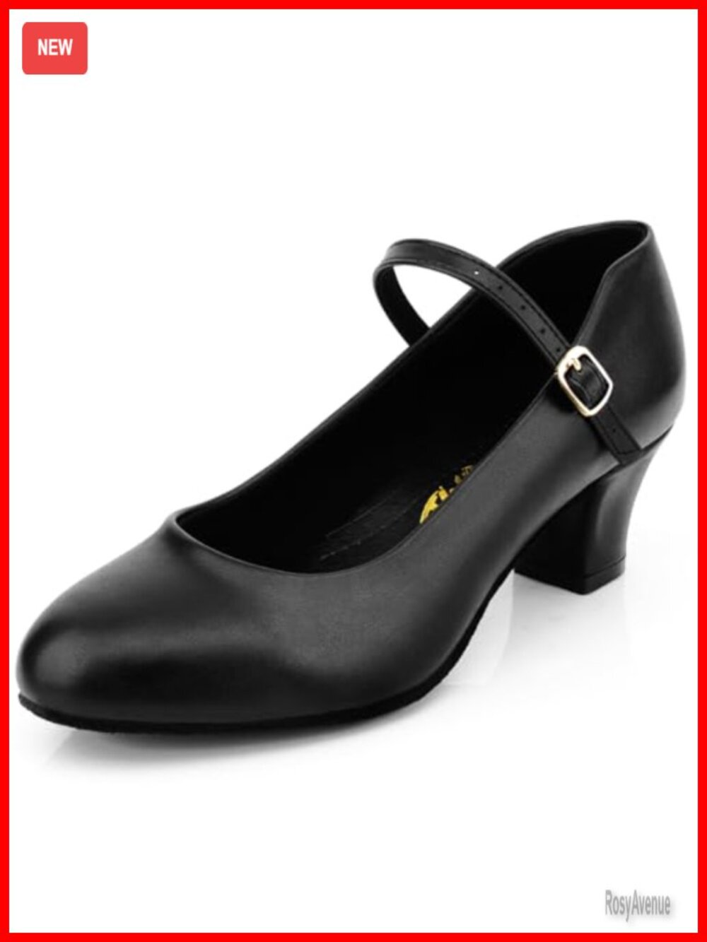Bokimd Women's Latin Salsa Dance Heels Ballroom Character Shoes Pumps